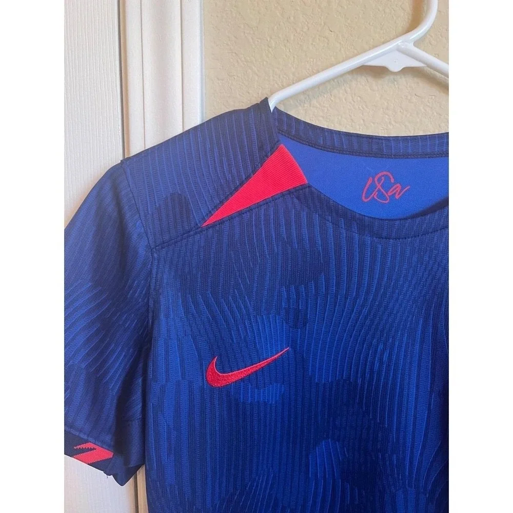 Nike USWNT 2022/23 Match Away Jersey Womens XL Blue Red Soccer DN0622-493 NEW